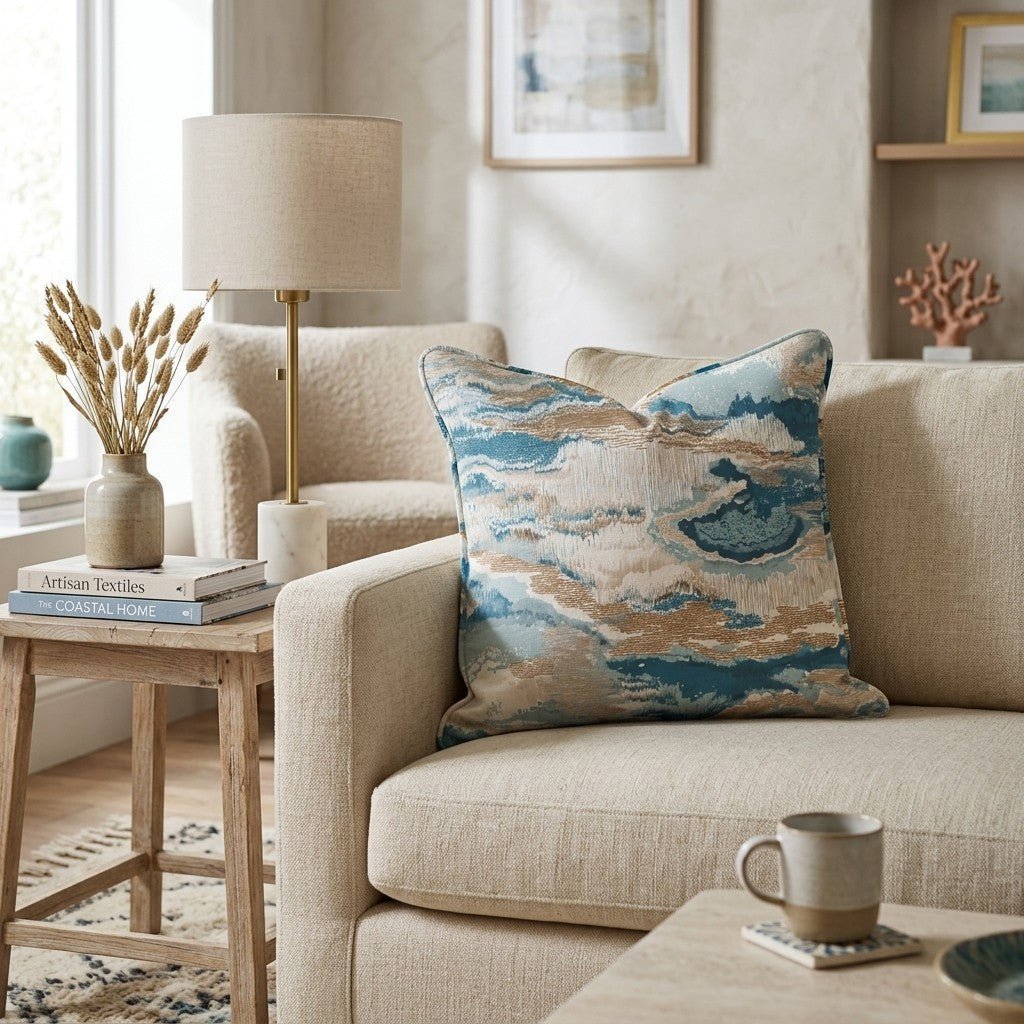Abstract Lines Throw Pillow - Benton Lane Home - Hillcroft Home