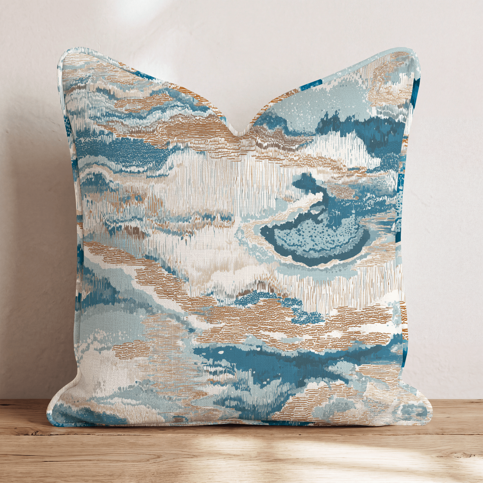 Abstract Lines Throw Pillow - Benton Lane Home - Hillcroft Home