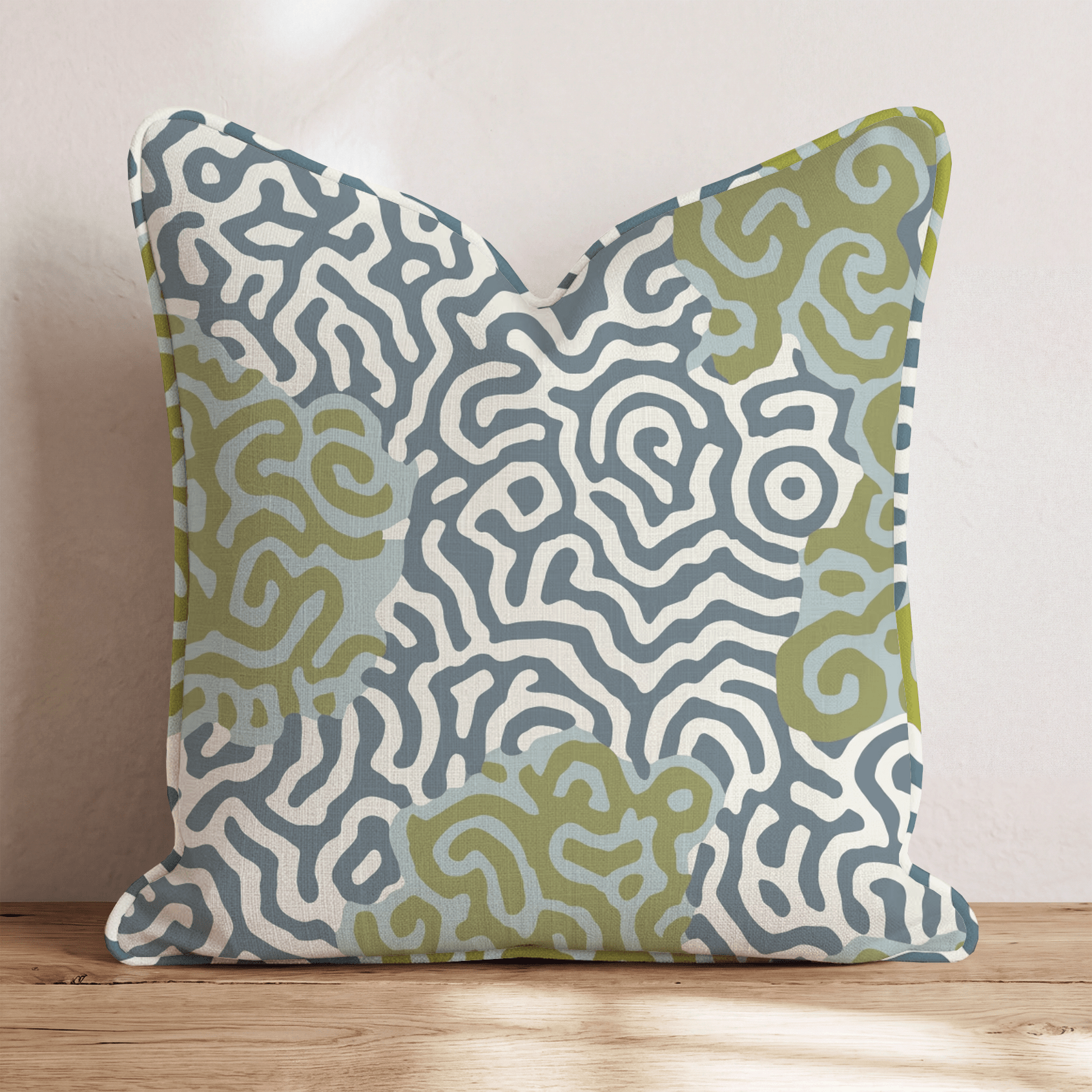 Abstract Margo Throw Pillow - Benton Lane Home - Hillcroft Home