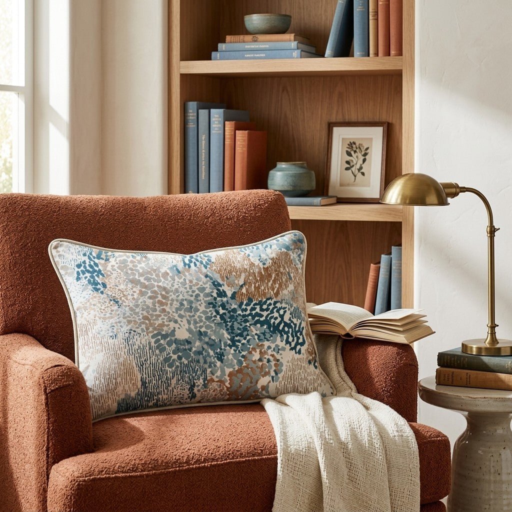 Abstract Southwest Throw Pillow - Hillcroft Home