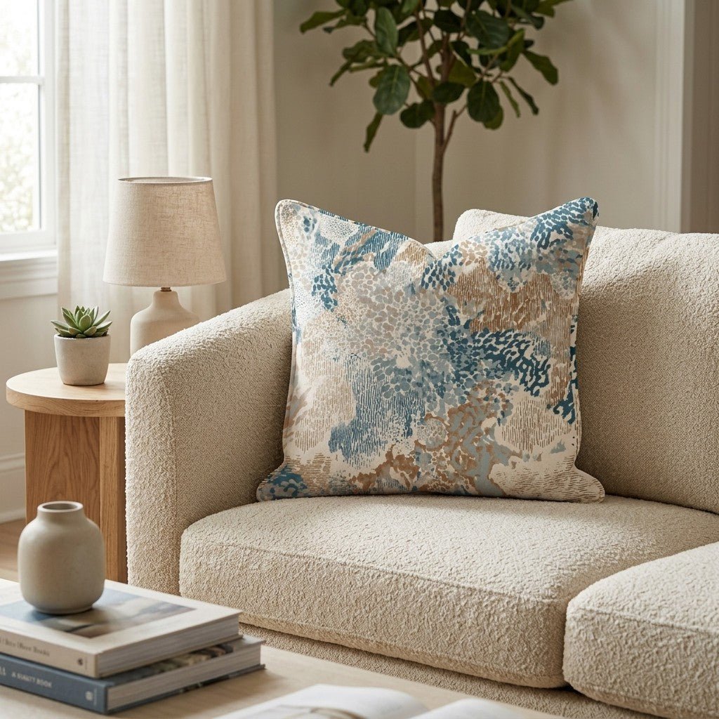 Abstract Southwest Throw Pillow - Benton Lane Home - Hillcroft Home