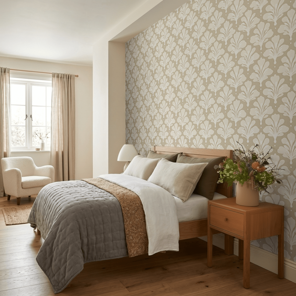 Acorn & Oak Wallpaper - Benton Lane Home - Benton Lane