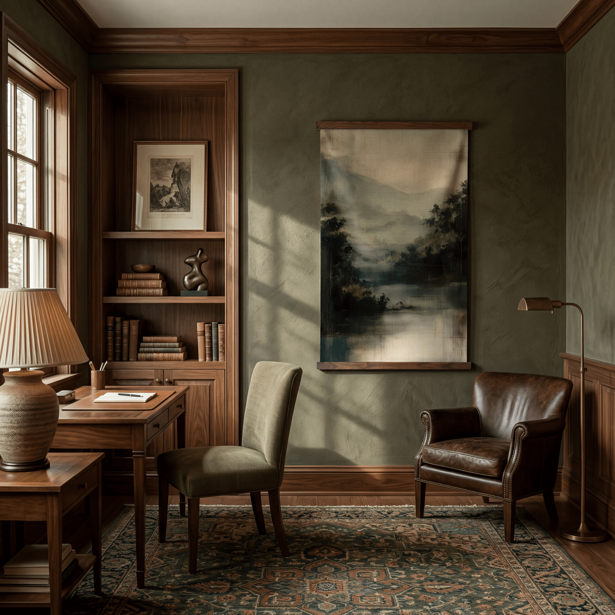 Across the Lake - Tapestry - Benton Lane Home - Painted Paper