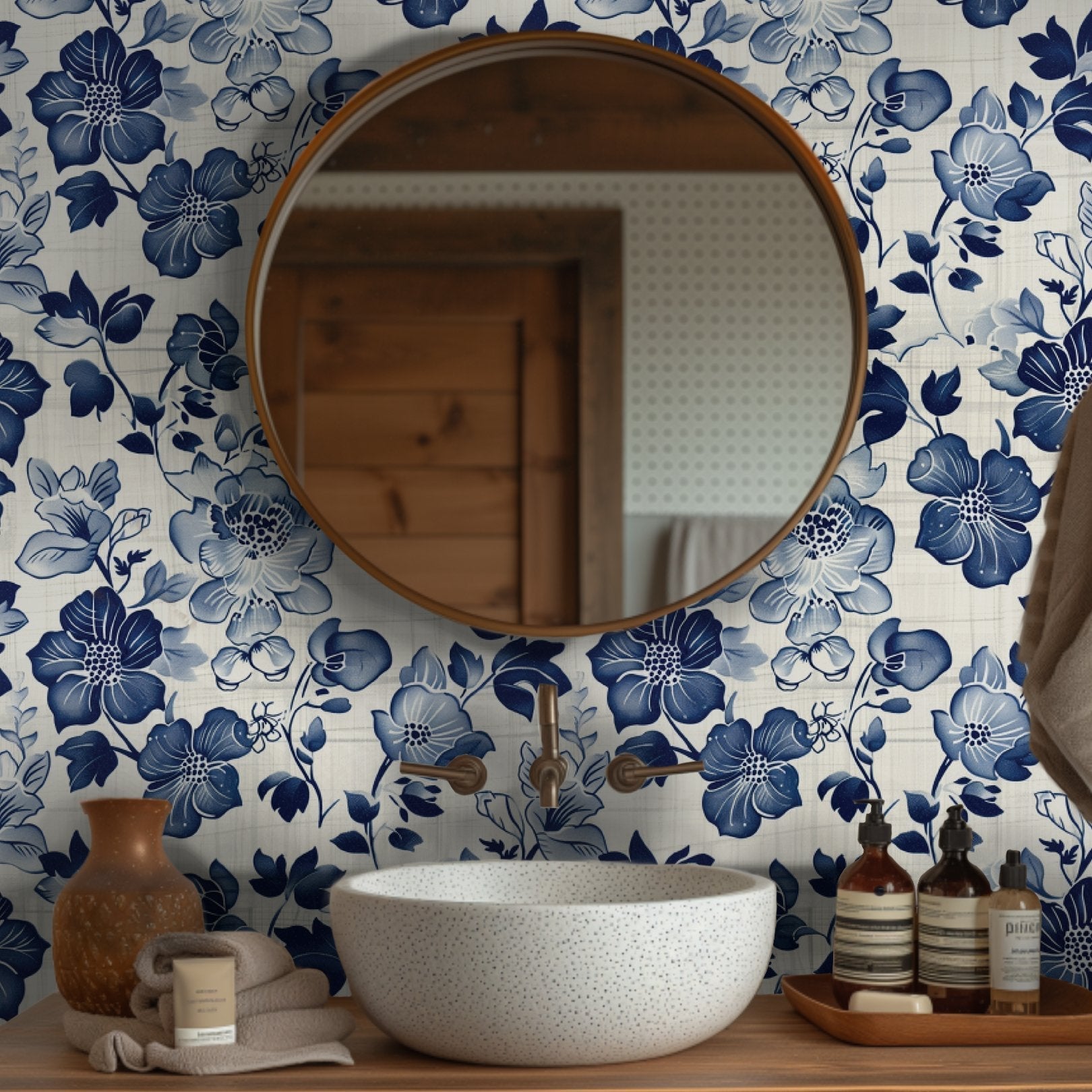 Adira Wallpaper - Benton Lane Home - Painted Paper