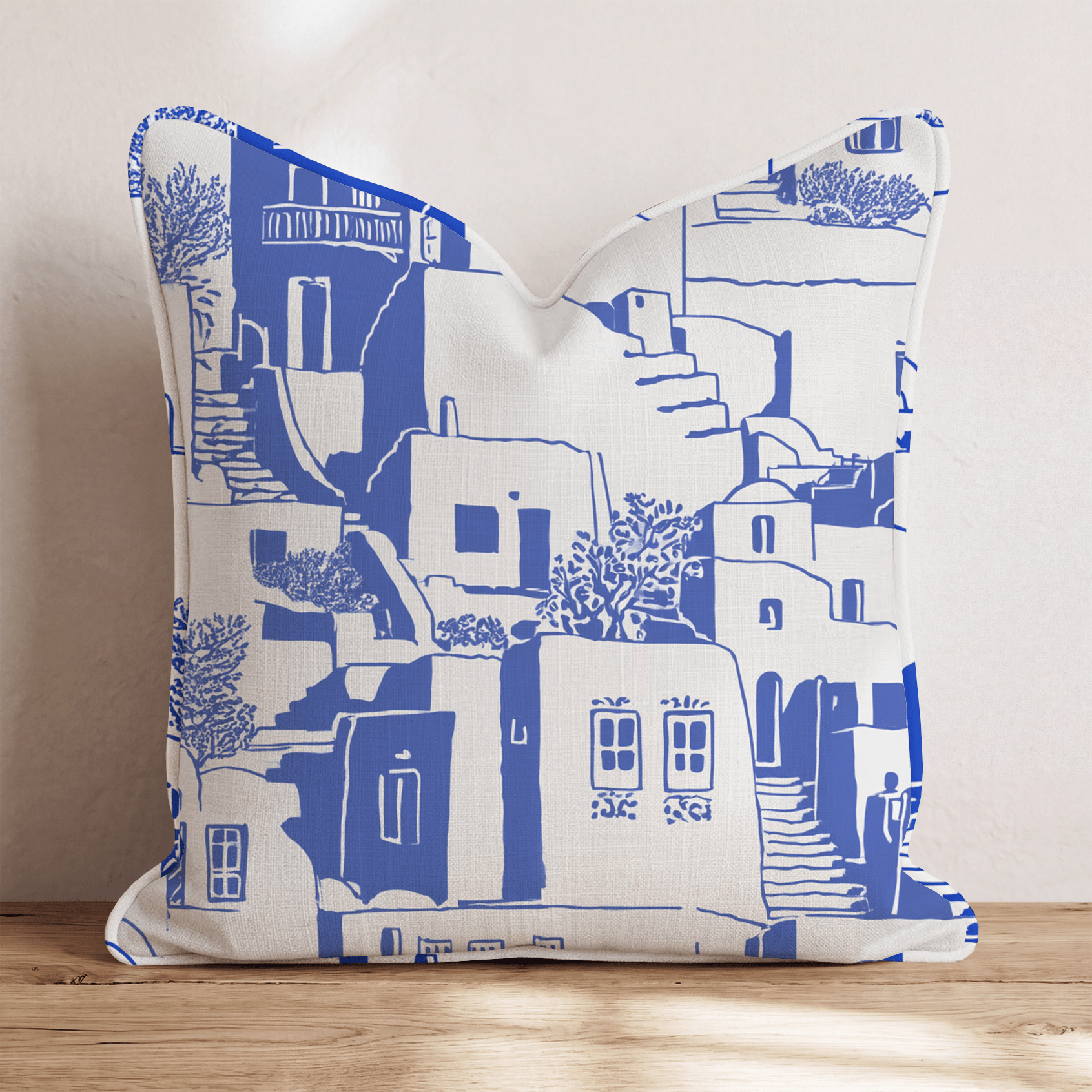 Aegean Isle Throw Pillow - Benton Lane Home - Hillcroft Home
