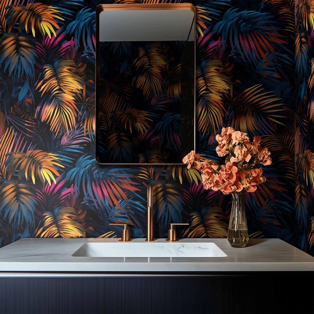 After Dusk Wallpaper - Benton Lane Home - Painted Paper