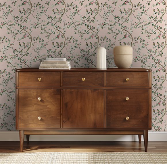 Agatha Wallpaper - Benton Lane Home - Painted Paper
