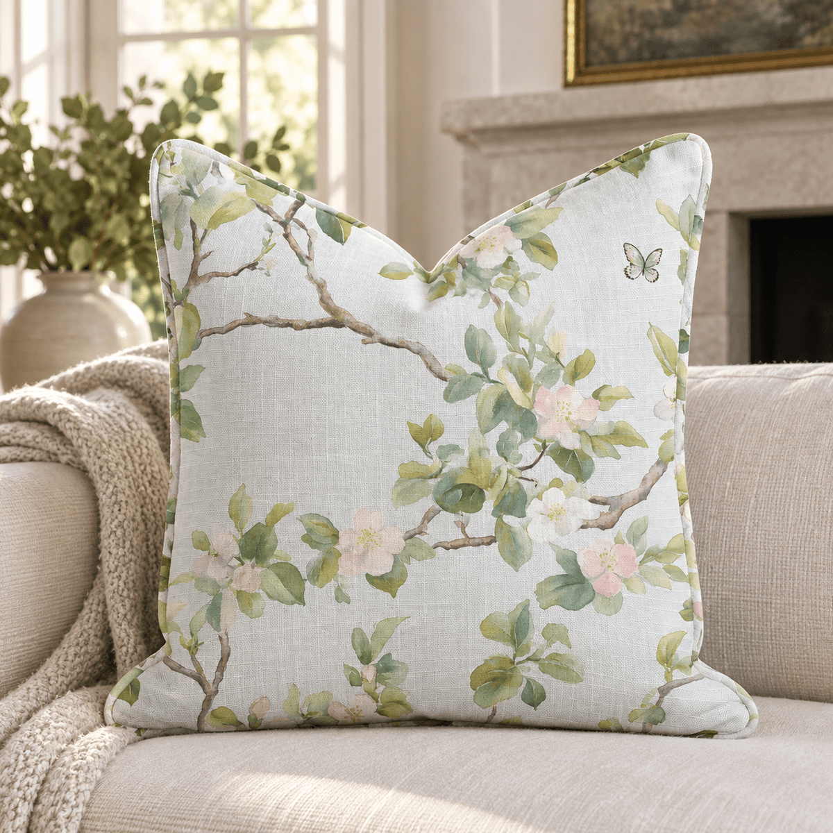 Ainsley Throw Pillow - Lemon Park