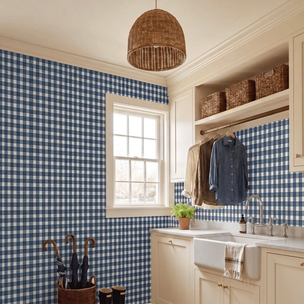 Alexandra Faux Grasscloth Wallpaper - Painted Paper