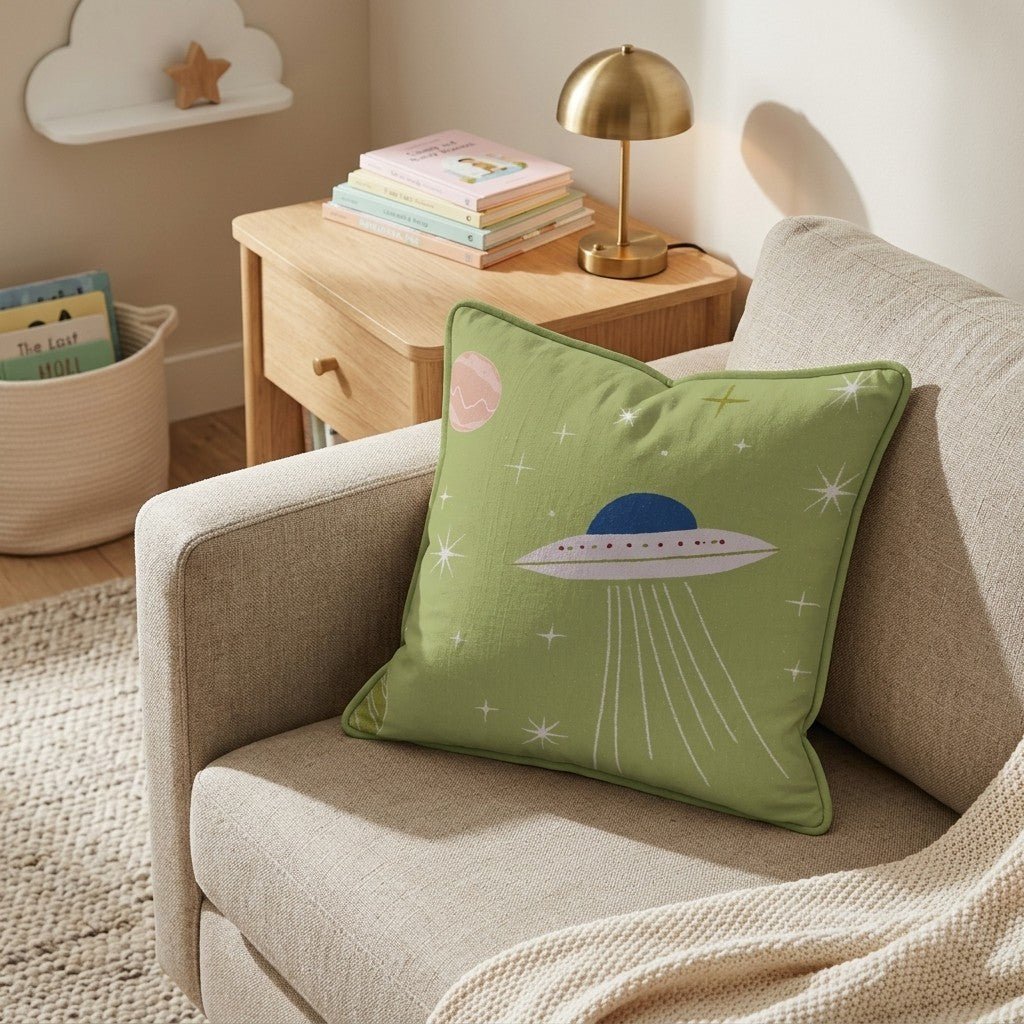 Alien Adventure Throw Pillow - Benton Lane Home - Hillcroft Home
