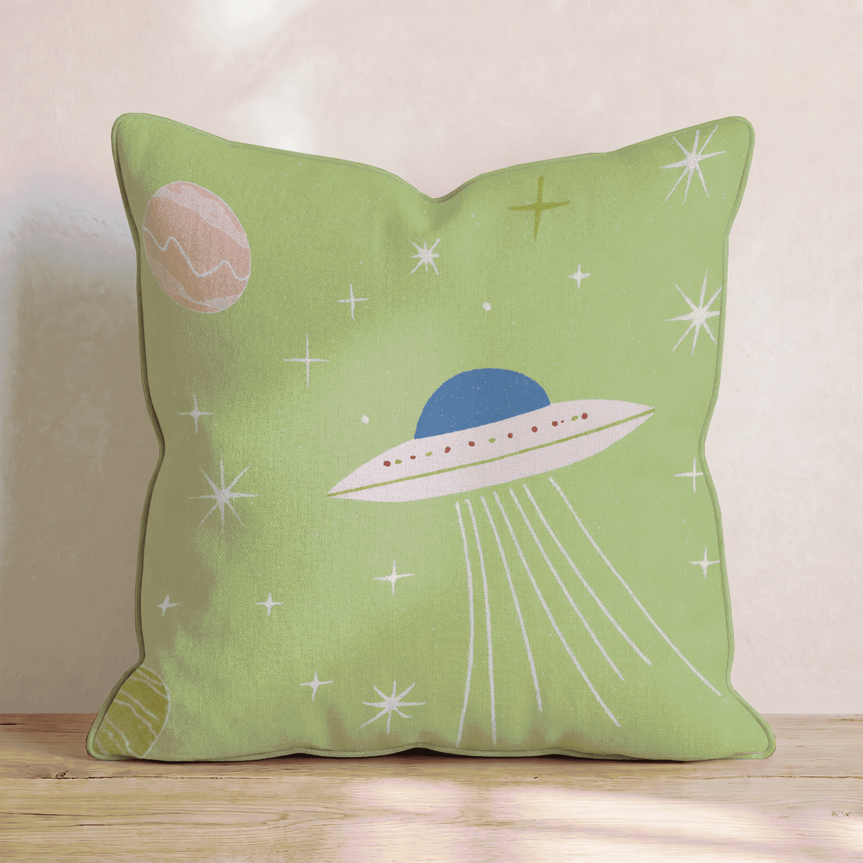Alien Adventure Throw Pillow - Benton Lane Home - Hillcroft Home