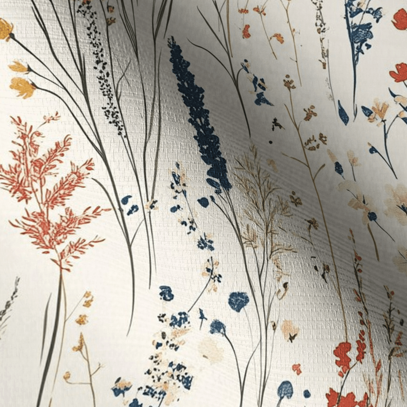 Alma Faux Grasscloth Wallpaper - Benton Lane Home - Painted Paper
