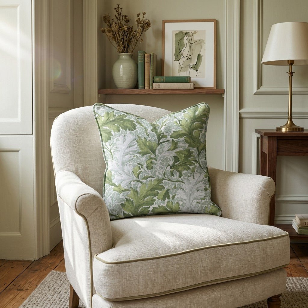 Almost Emerald Throw Pillow - Benton Lane Home - Lemon Park