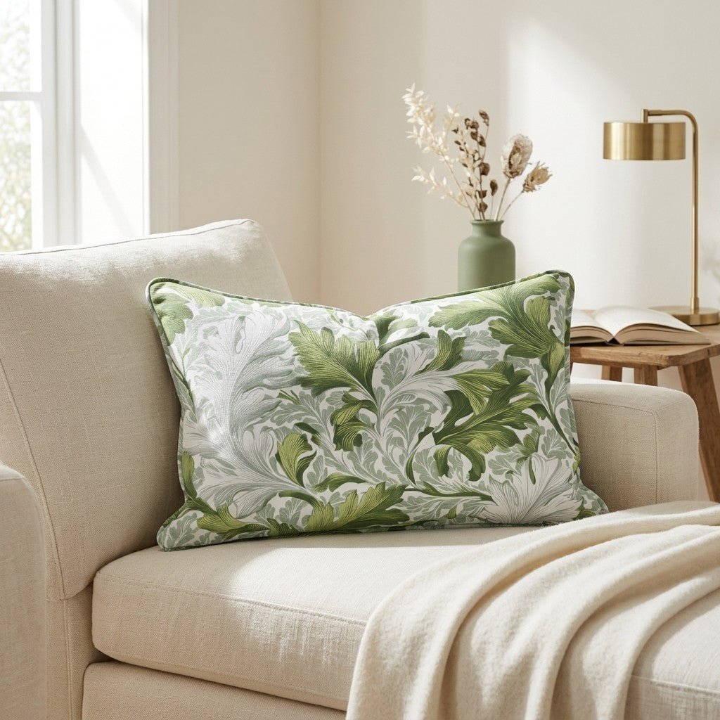 Almost Emerald Throw Pillow - Benton Lane Home - Lemon Park