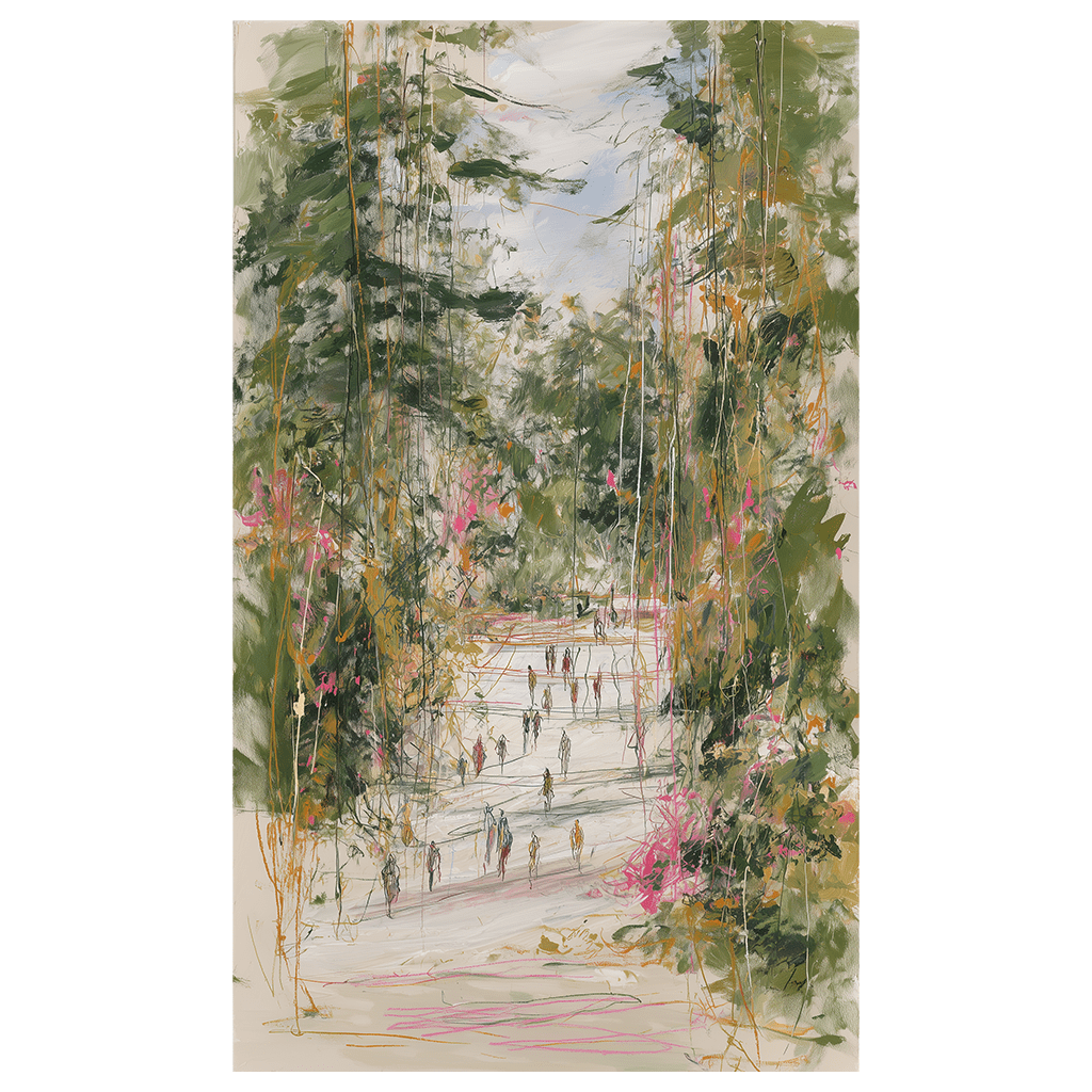 Along the Path - Tapestry - Benton Lane Home - Lemon Park