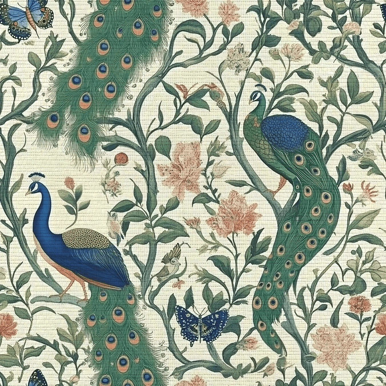 Alouette Faux Grasscloth Wallpaper - Painted Paper