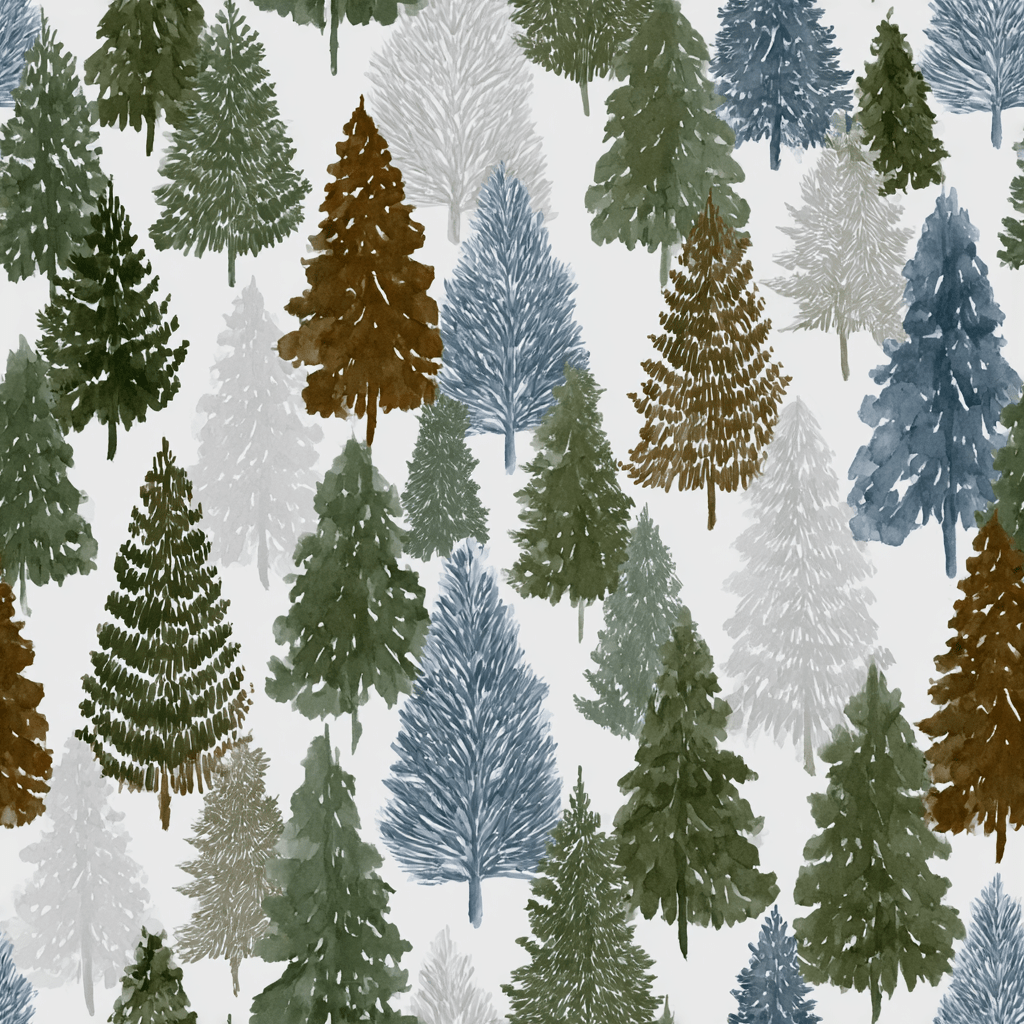 Alpine Grove Wallpaper - Benton Lane Home - Painted Paper