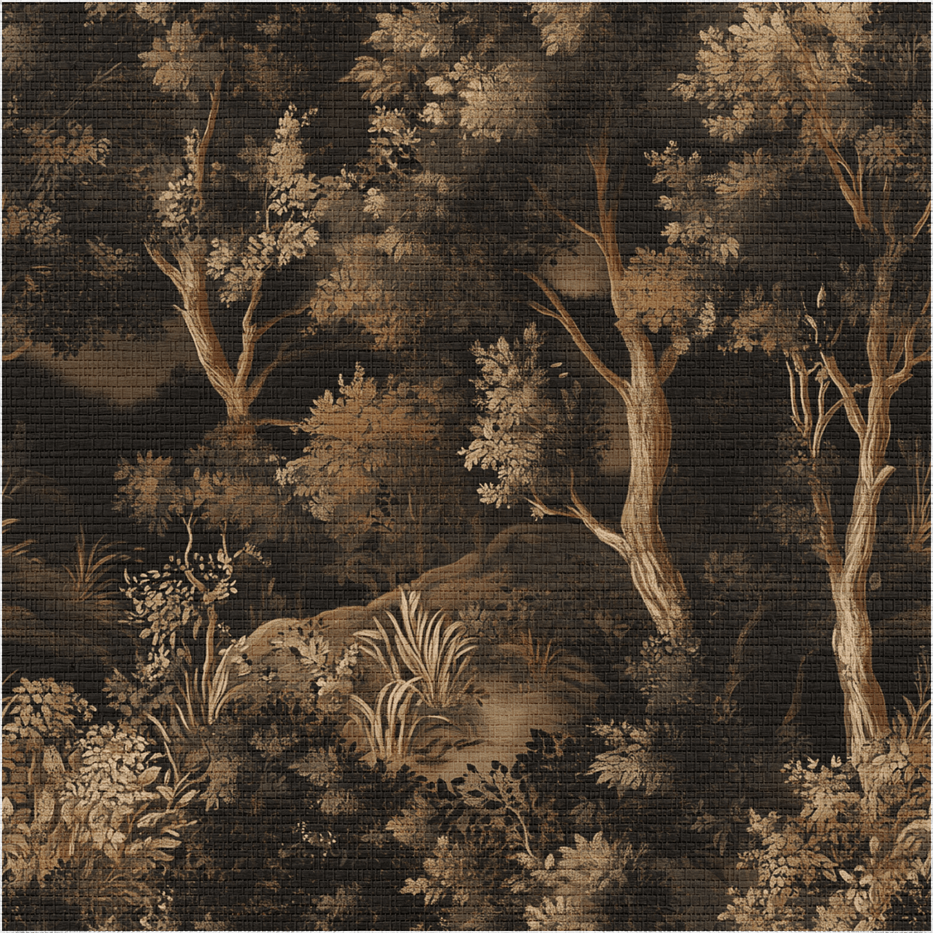 Amarante Faux Grasscloth Wallpaper - Painted Paper