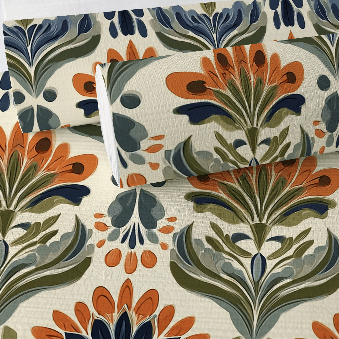Amber Garden Faux Grasscloth Wallpaper - Benton Lane Home - Painted Paper