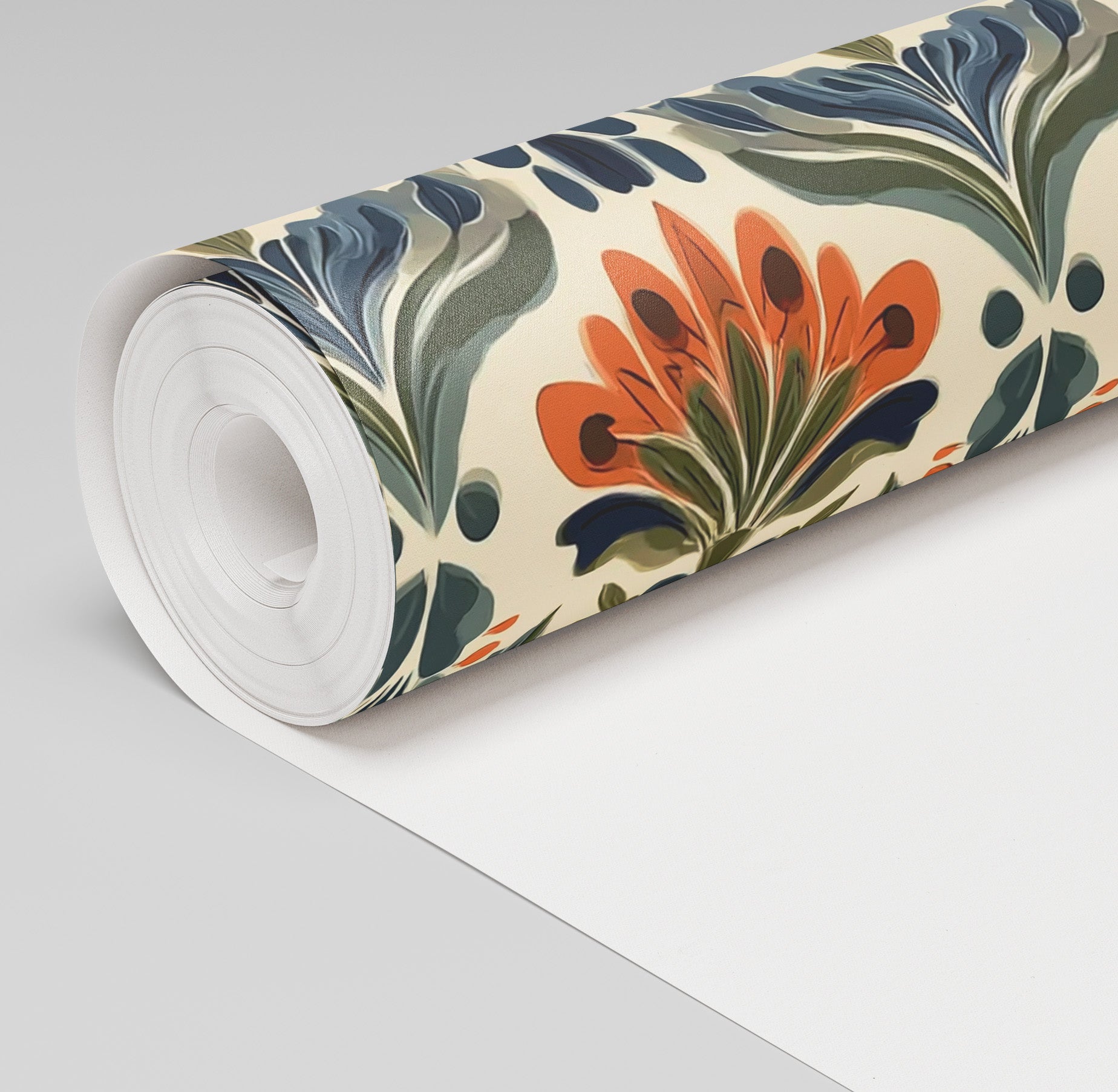 Amber Garden Wallpaper - Benton Lane Home - Painted Paper