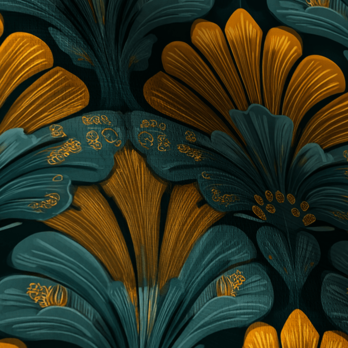 Amberhall Bloom Faux Grasscloth Wallpaper - Painted Paper