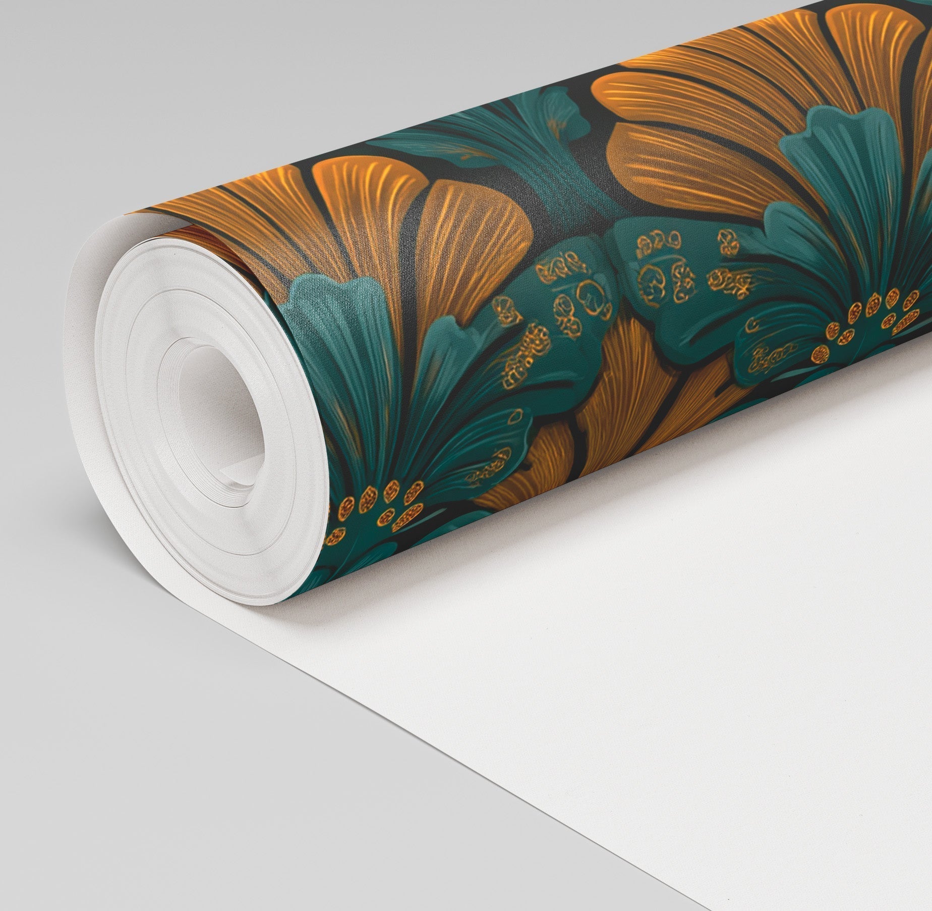 Amberhall Bloom Wallpaper - Benton Lane Home - Painted Paper