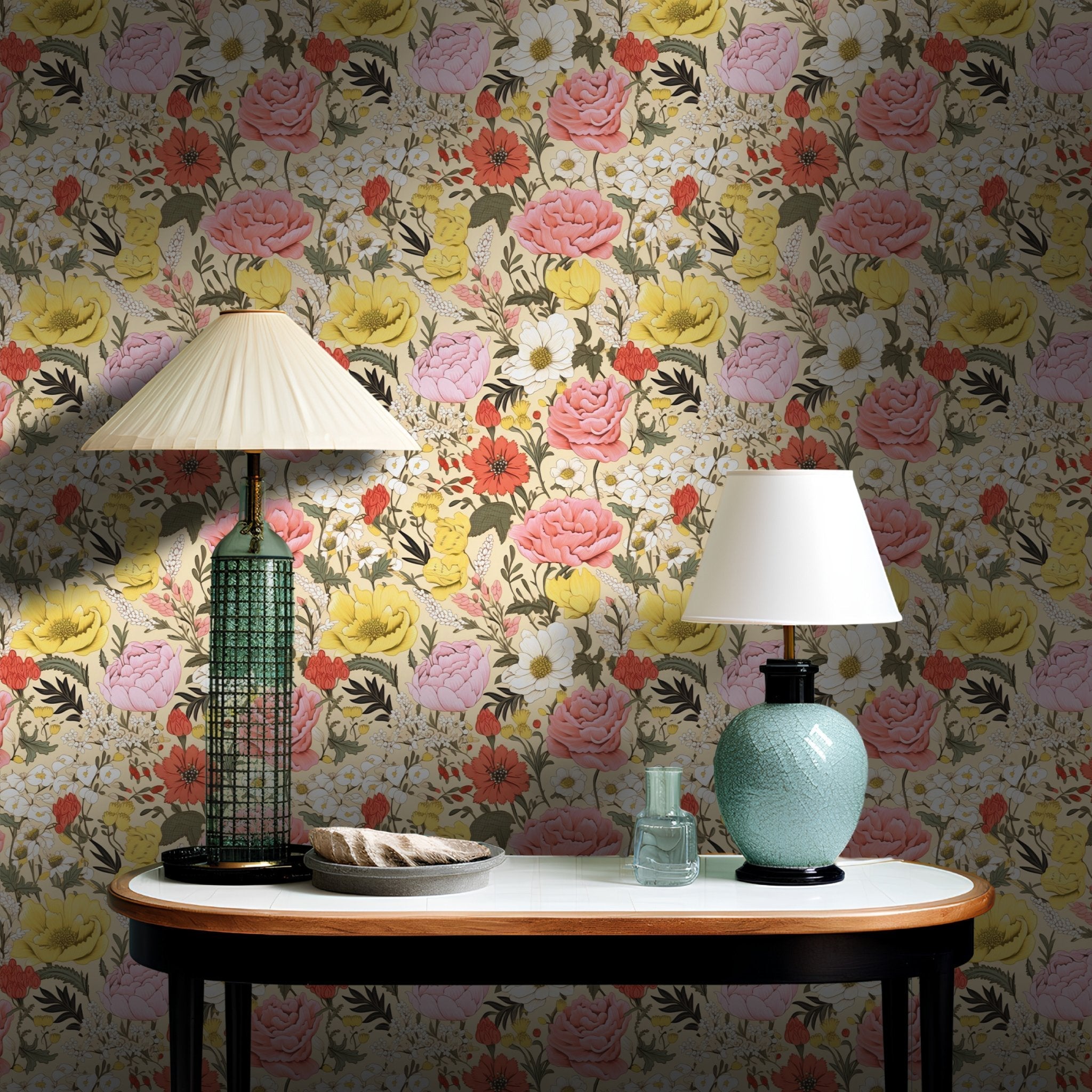 Amelie Wallpaper - Benton Lane Home - Painted Paper