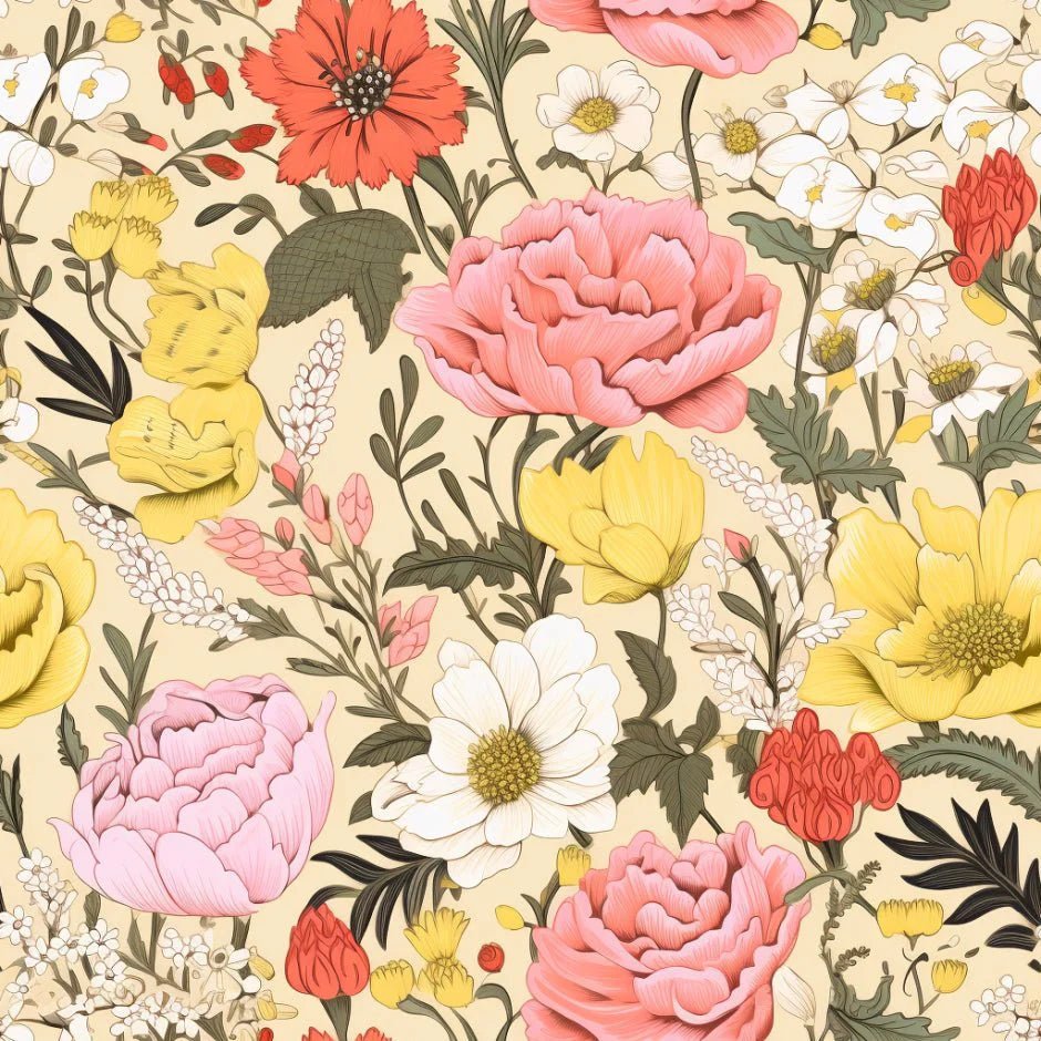 Amelie Wallpaper - Benton Lane Home - Painted Paper