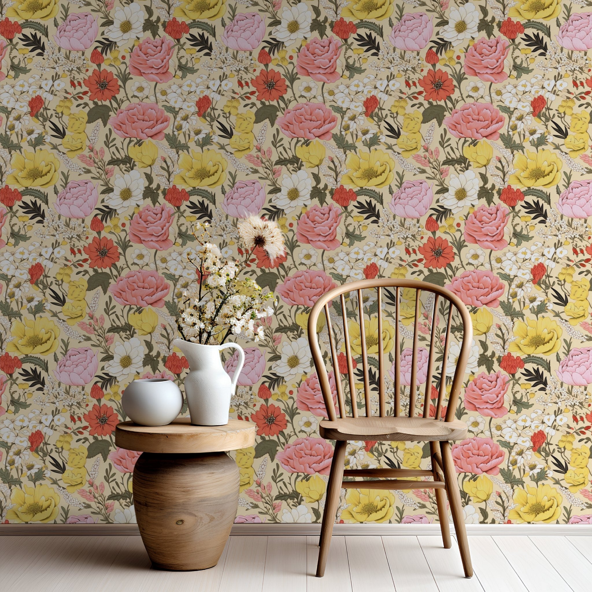 Amelie Wallpaper - Benton Lane Home - Painted Paper