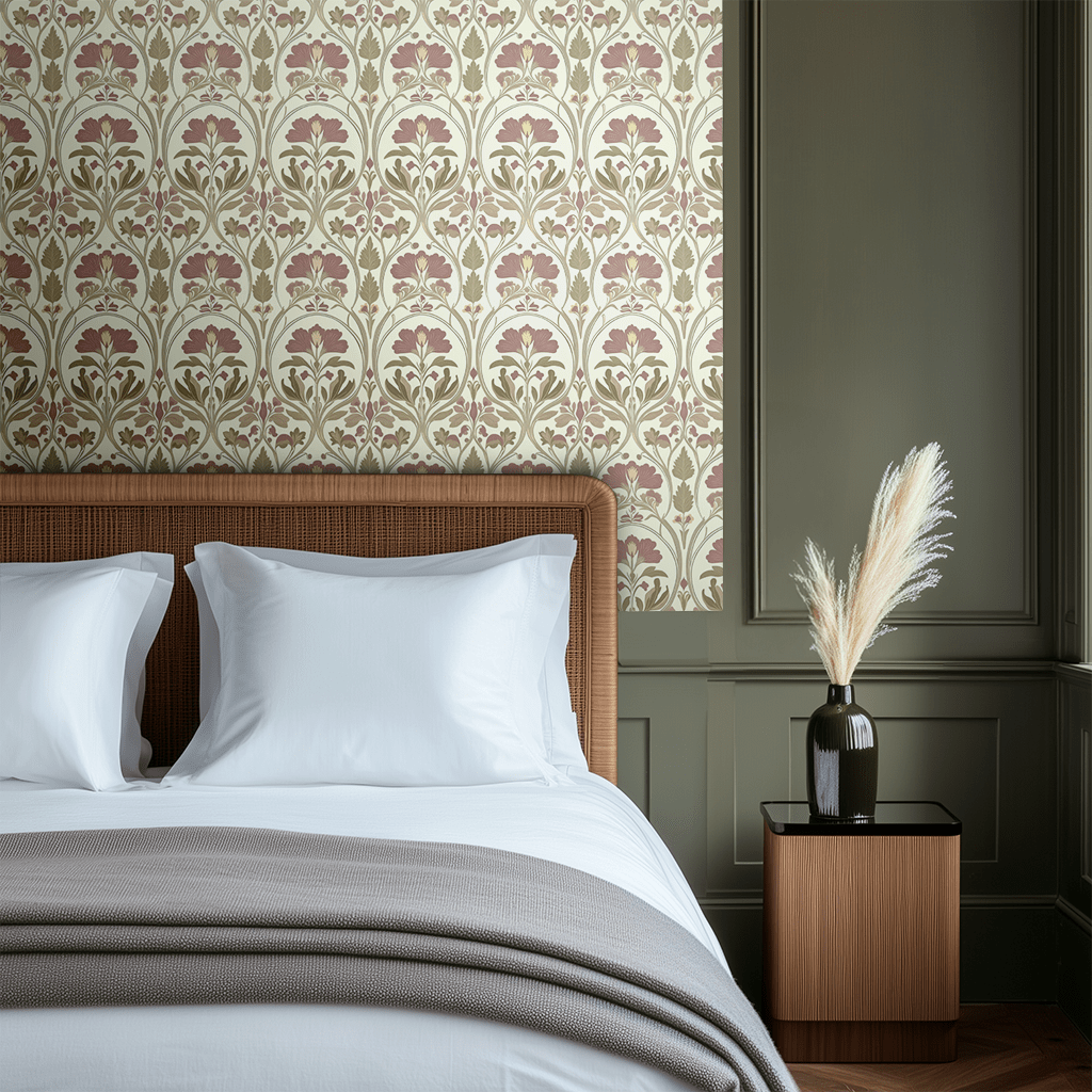 Amethyste Garden Wallpaper - Benton Lane Home - Painted Paper