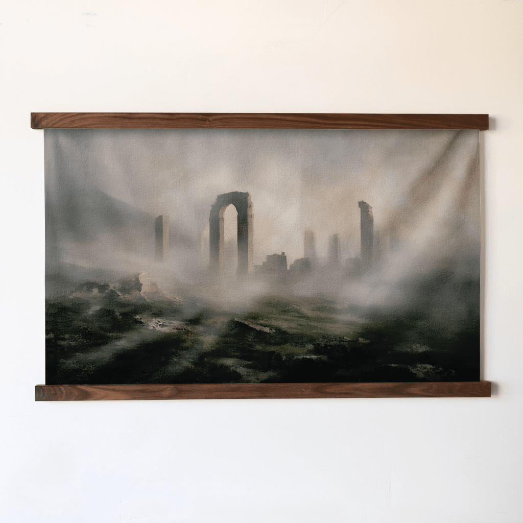 Ancient Ruins - Tapestry - Benton Lane Home - Painted Paper