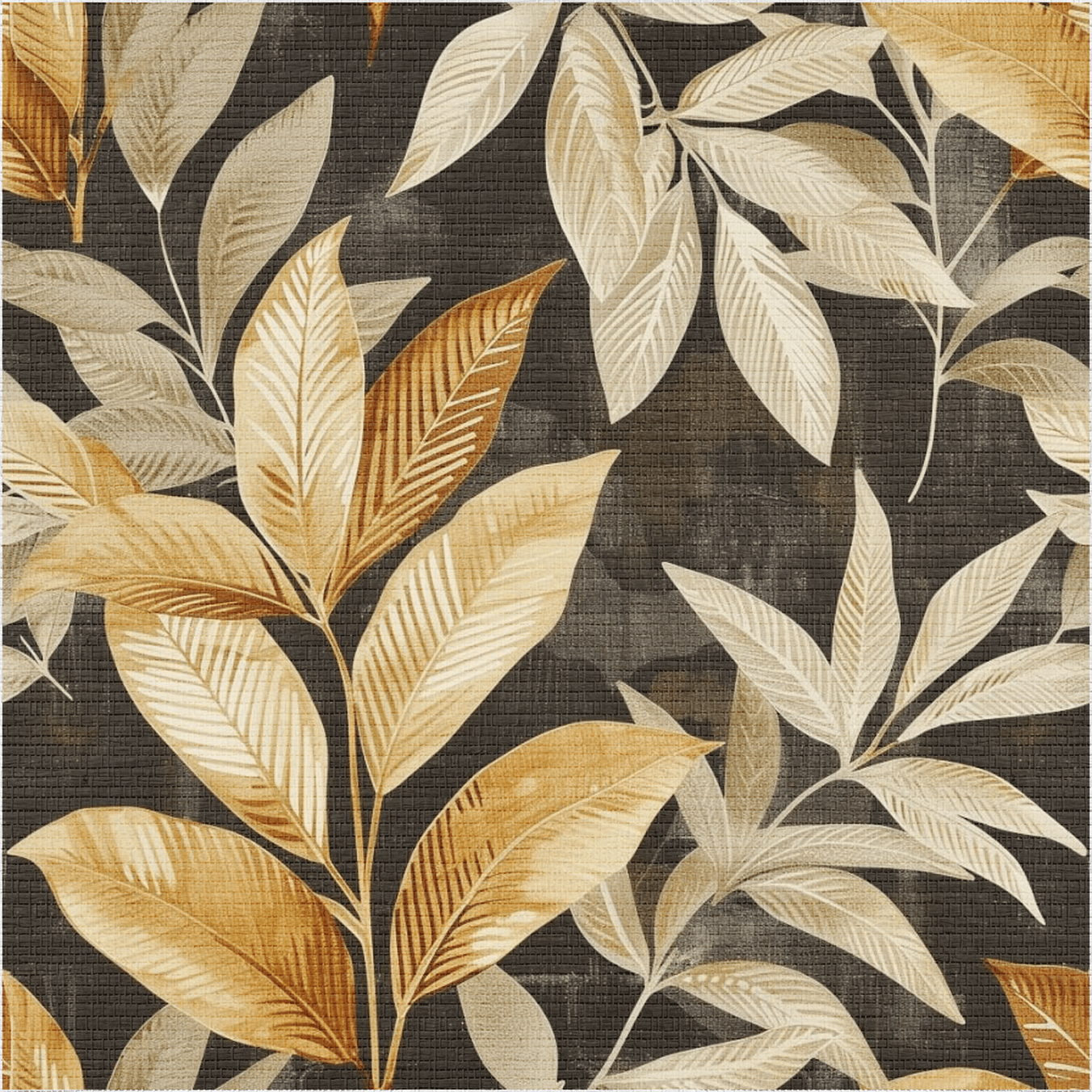 Angie Floral Faux Grasscloth Wallpaper - Benton Lane Home - Painted Paper