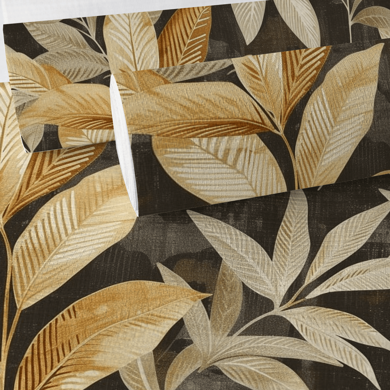 Angie Floral Faux Grasscloth Wallpaper - Benton Lane Home - Painted Paper