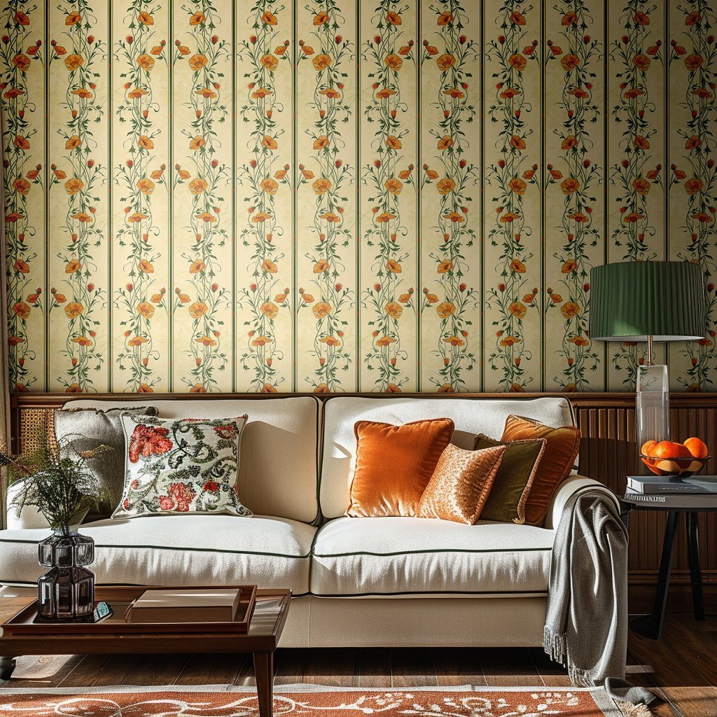 Annalise Wallpaper - Benton Lane Home - Painted Paper