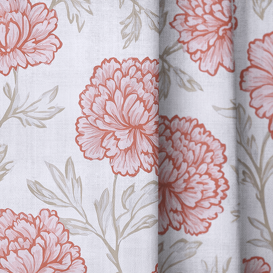 Antique Rose - Drapery - Benton Lane Home - Lemon Park