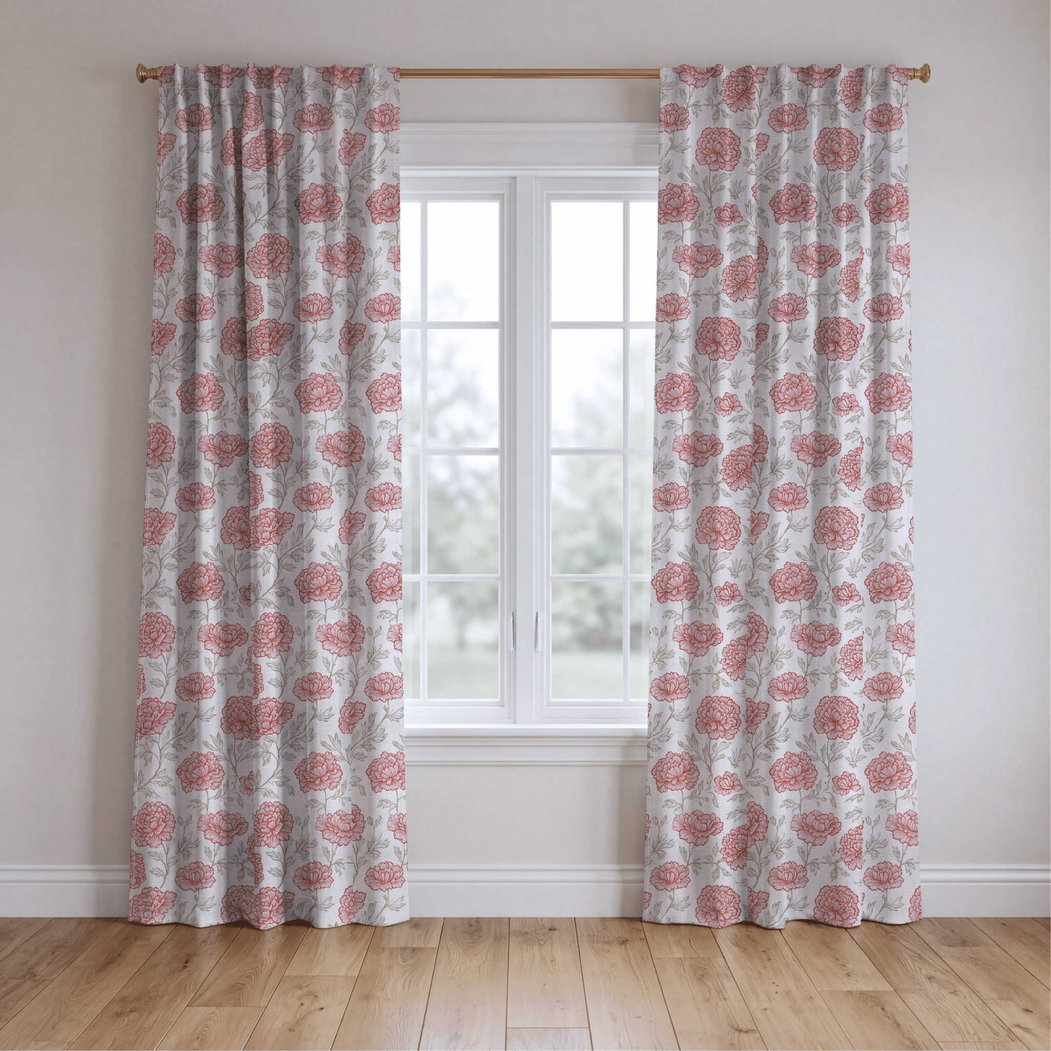 Antique Rose - Drapery - Benton Lane Home - Lemon Park