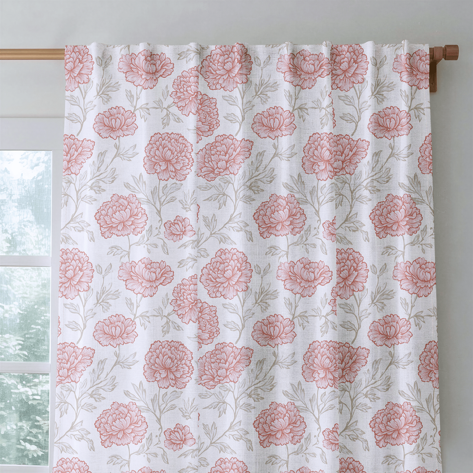 Antique Rose - Drapery - Benton Lane Home - Lemon Park