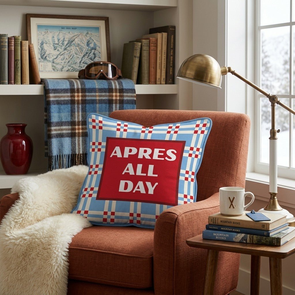 Apres All Day Throw Pillow - Benton Lane Home - Hillcroft Home