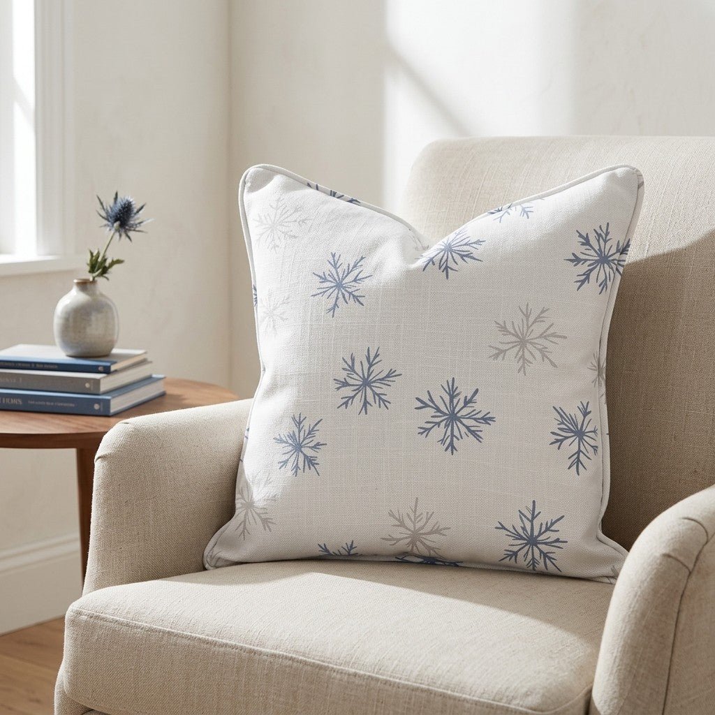 Arctic Bloom Throw Pillow - Benton Lane Home - Lemon Park