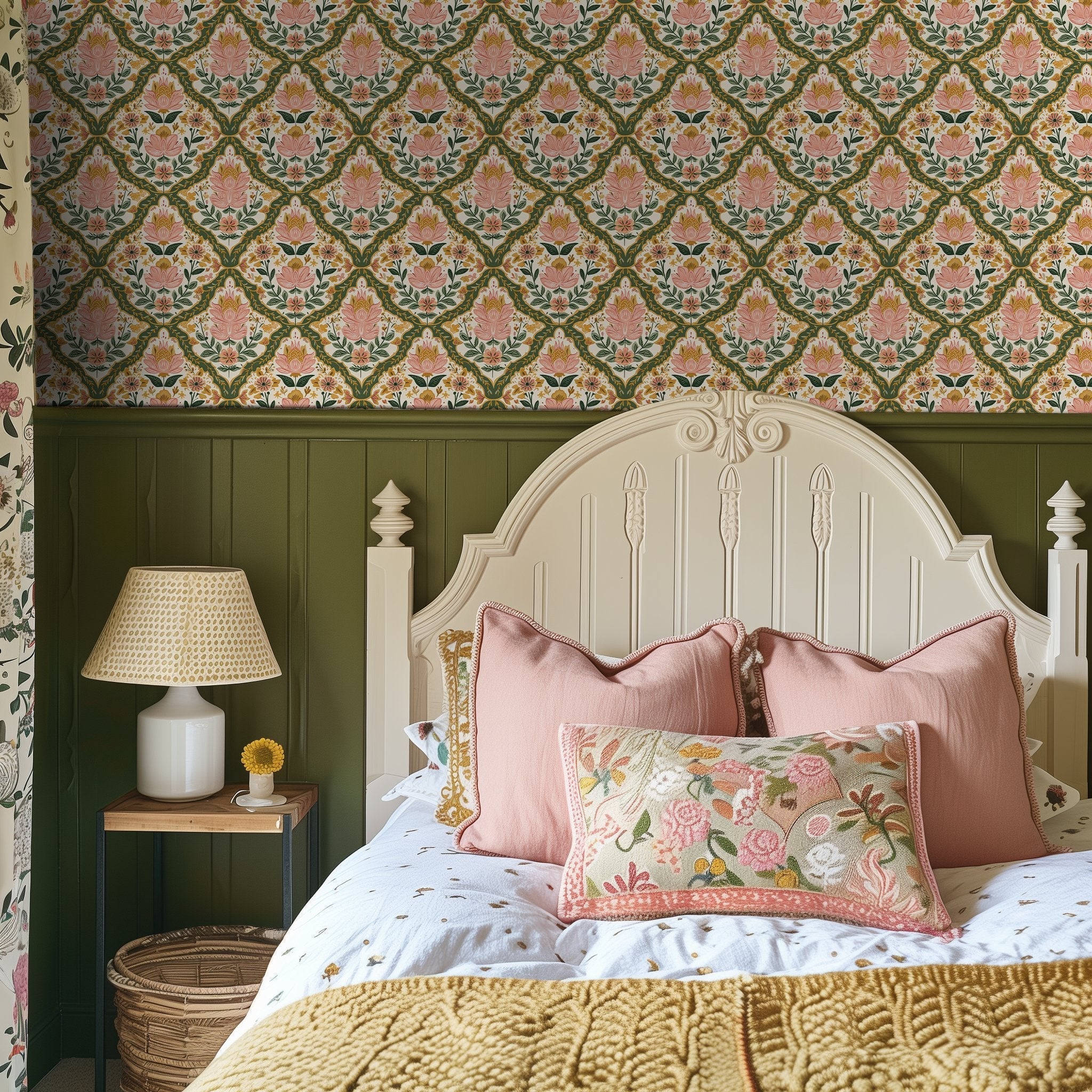 Asher Lee Wallpaper - Benton Lane Home - Painted Paper