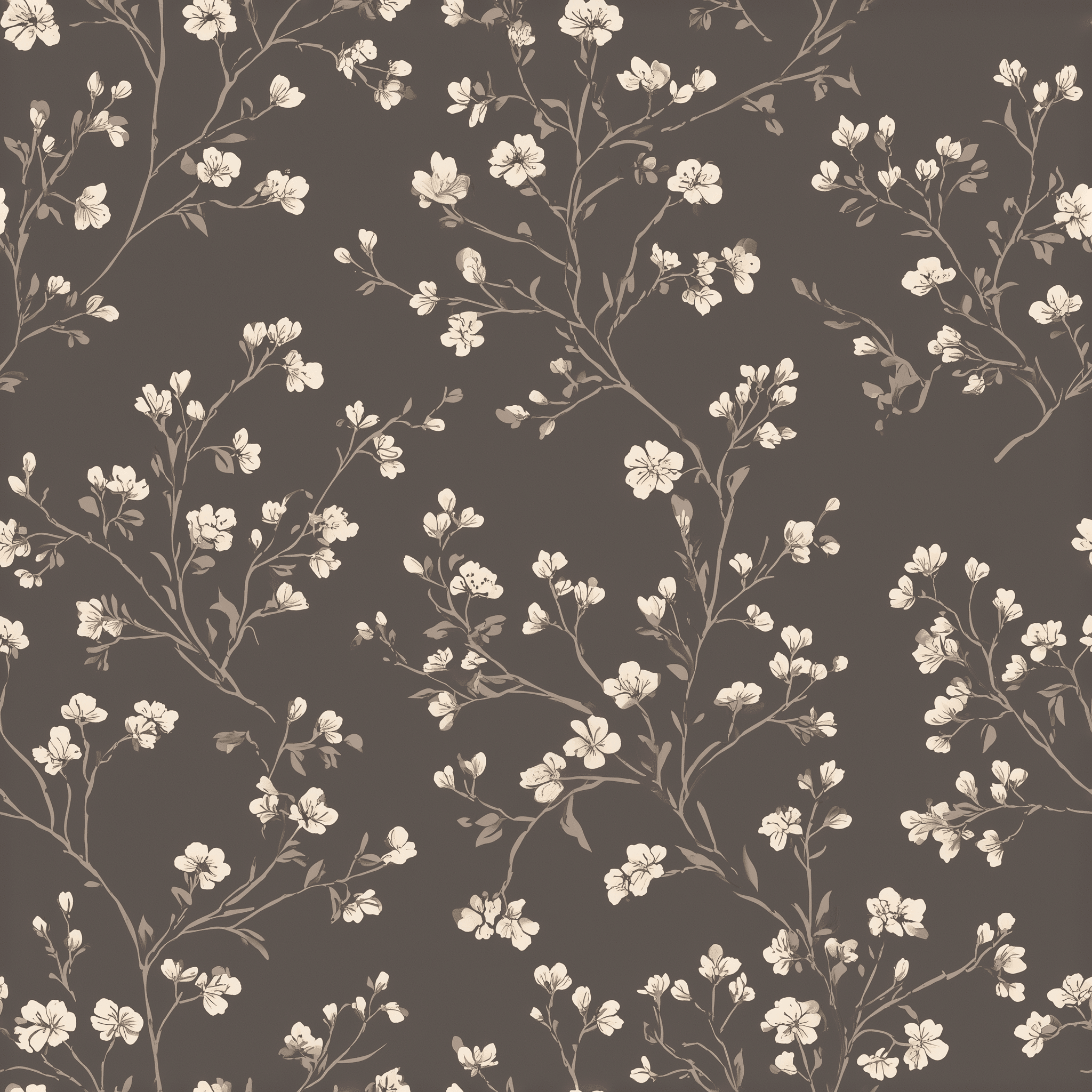 Ashford Floral Wallpaper - Benton Lane Home - Painted Paper