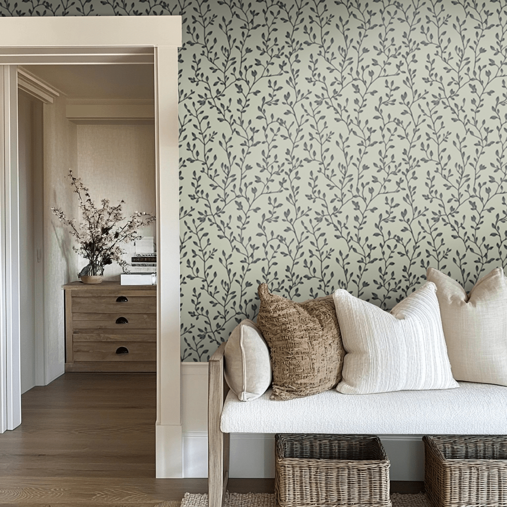 Ashford Floral Wallpaper - Benton Lane Home - Anthem Classic