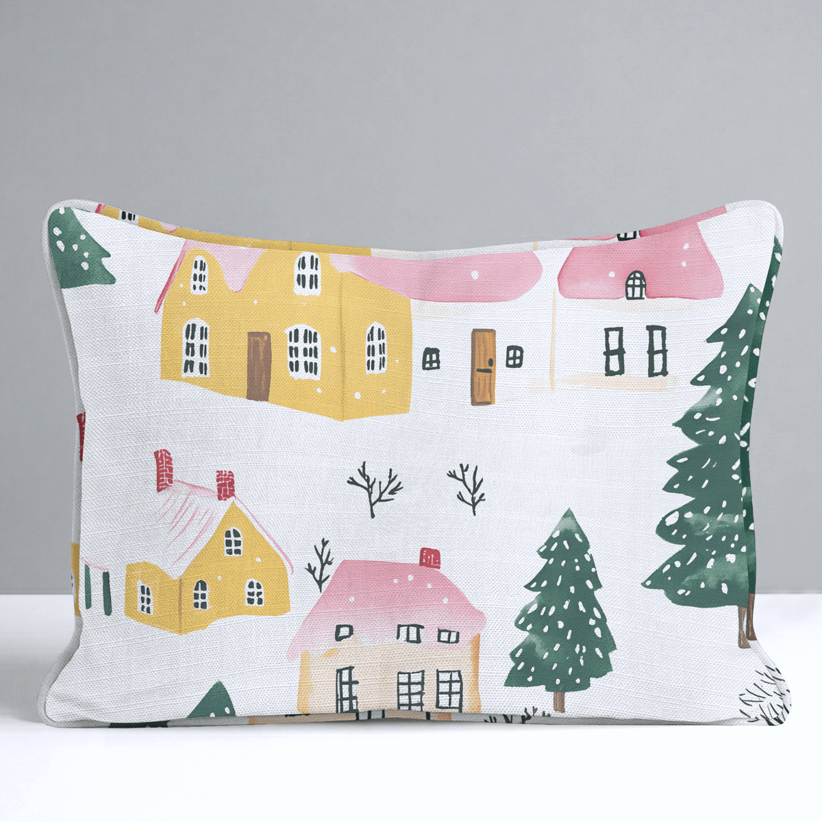 Aspen Village Throw Pillow - Lemon Park