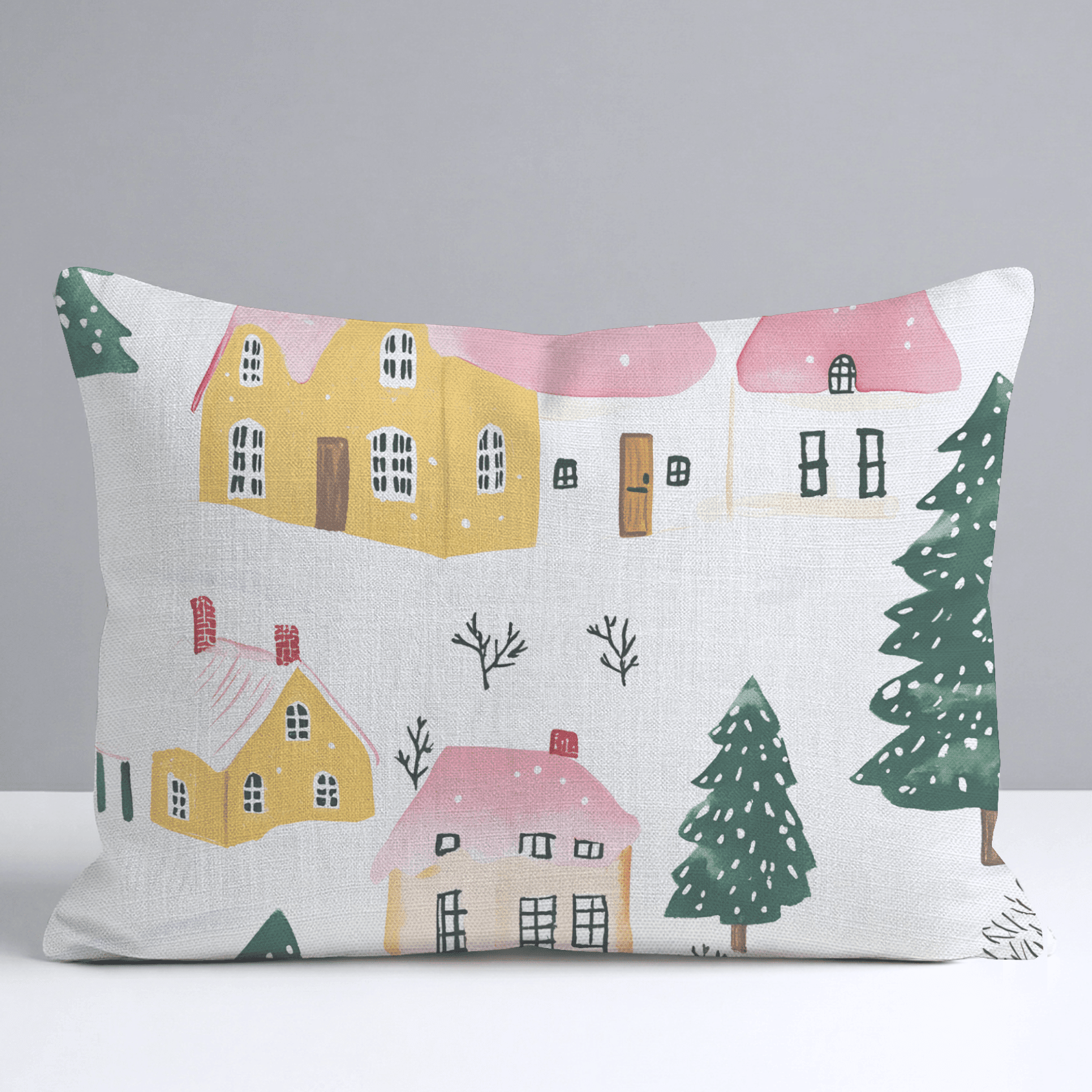 Aspen Village Throw Pillow - Benton Lane Home - Lemon Park