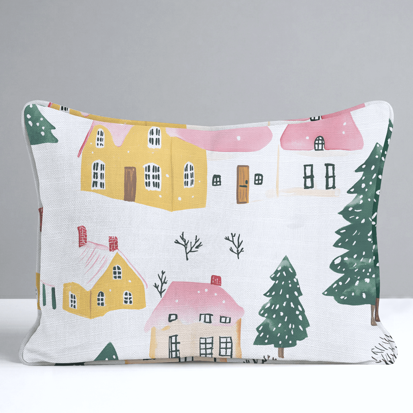 Aspen Village Throw Pillow - Benton Lane Home - Lemon Park