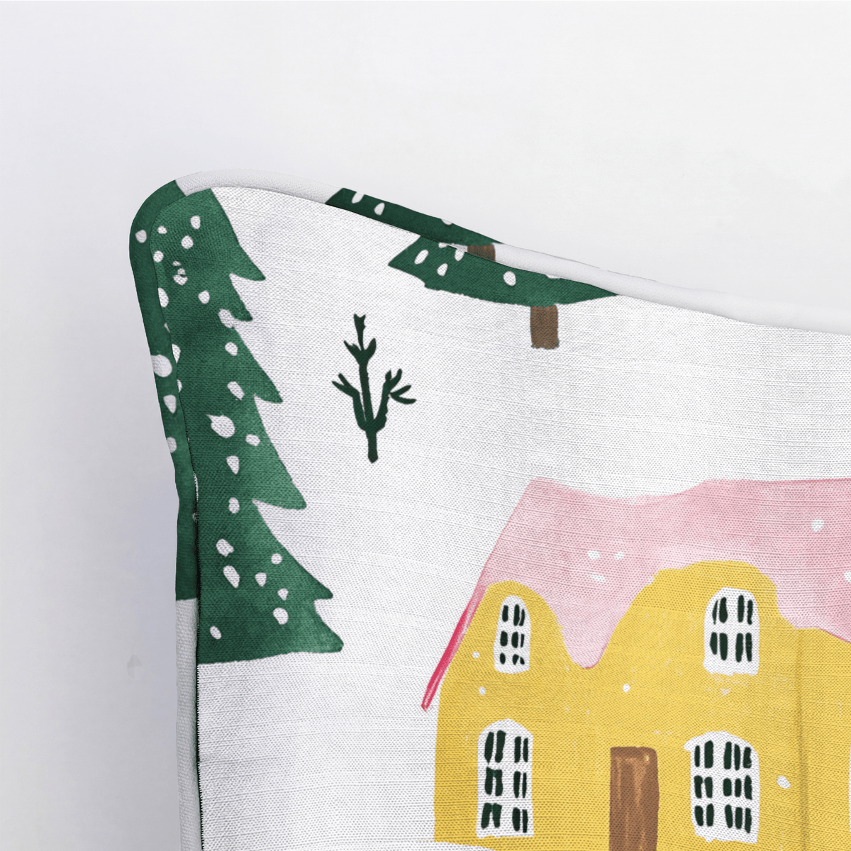 Aspen Village Throw Pillow - Lemon Park