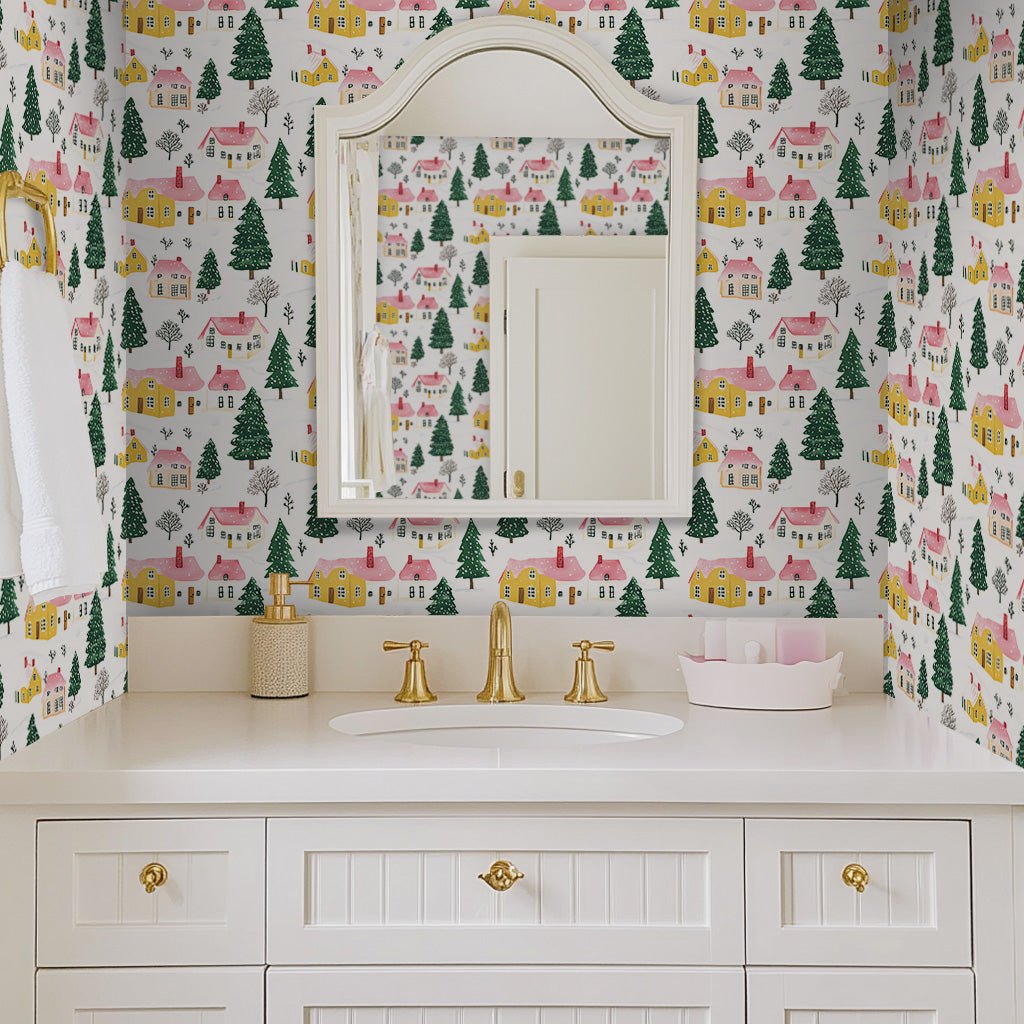 Aspen Village Wallpaper - Lemon Park