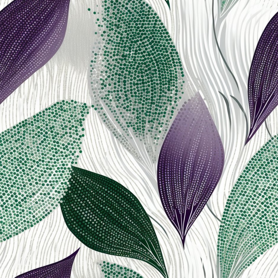 Aster Botanical Wallpaper - Painted Paper