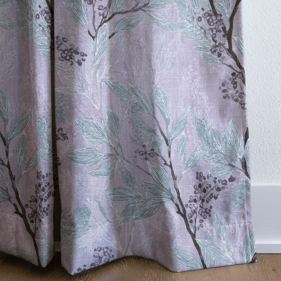 Aster Branches - Drapery - Benton Lane Home - Lemon Park