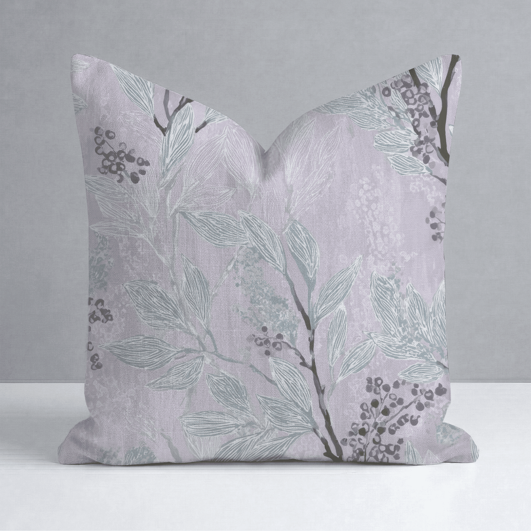 Aster Branches Throw Pillow - Benton Lane Home - Lemon Park